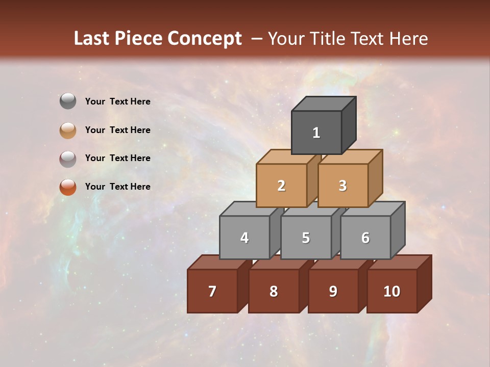 An Image Of A Large Star In The Sky PowerPoint Template