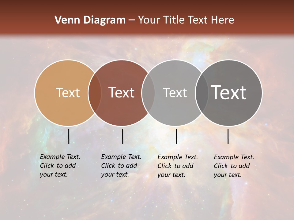 An Image Of A Large Star In The Sky PowerPoint Template