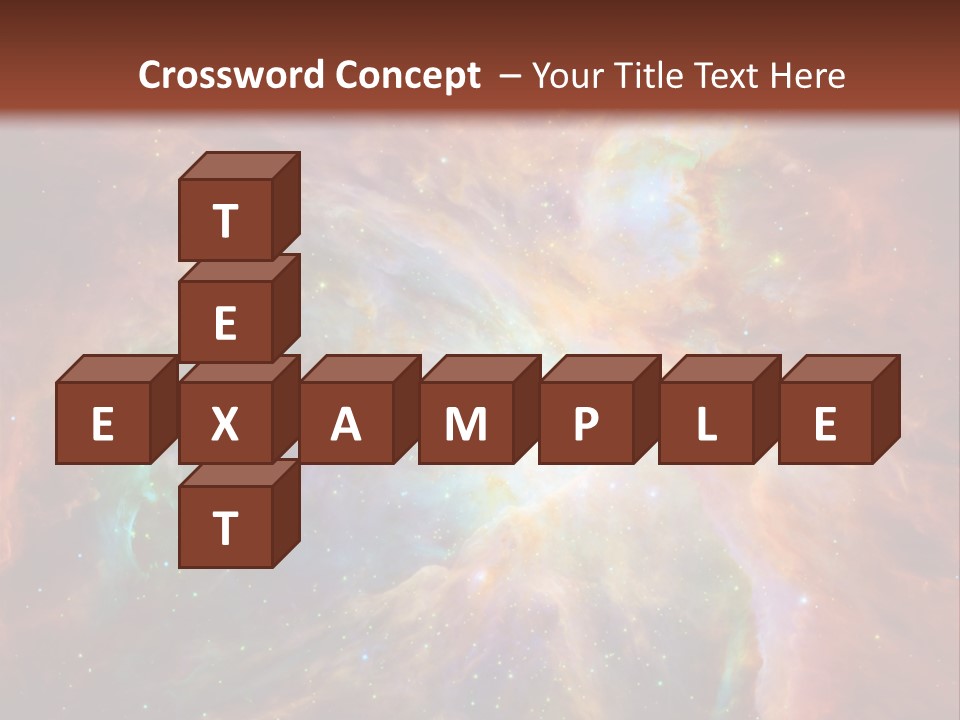 An Image Of A Large Star In The Sky PowerPoint Template