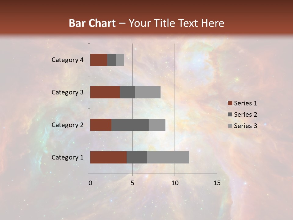 An Image Of A Large Star In The Sky PowerPoint Template