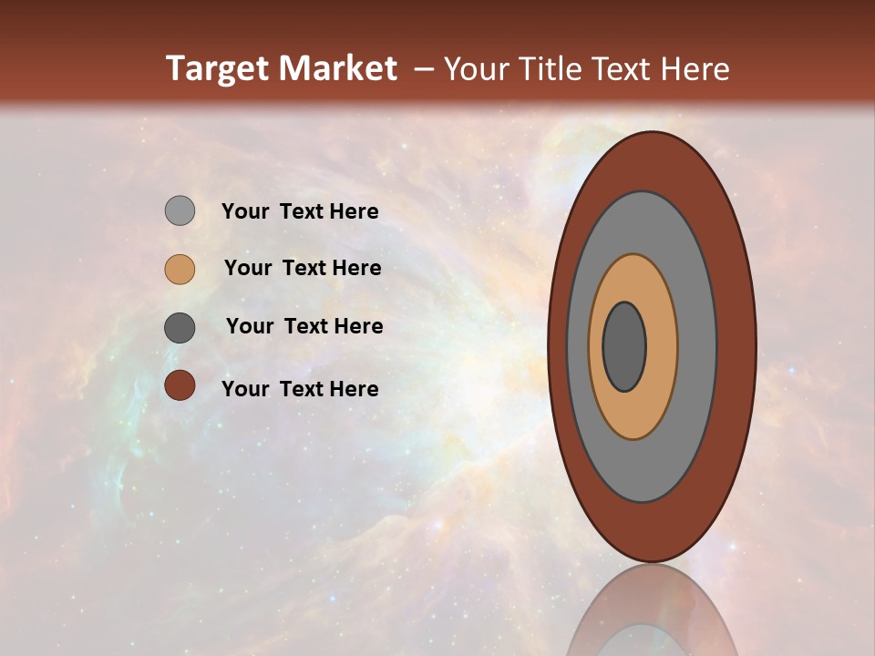 An Image Of A Large Star In The Sky PowerPoint Template