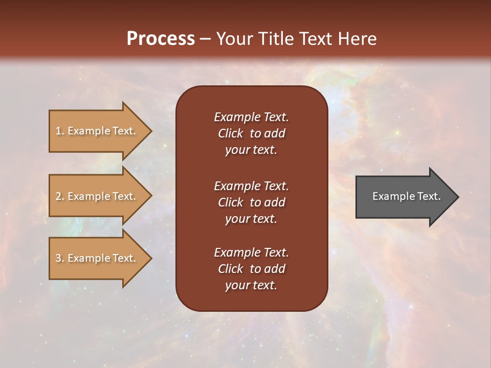 An Image Of A Large Star In The Sky PowerPoint Template