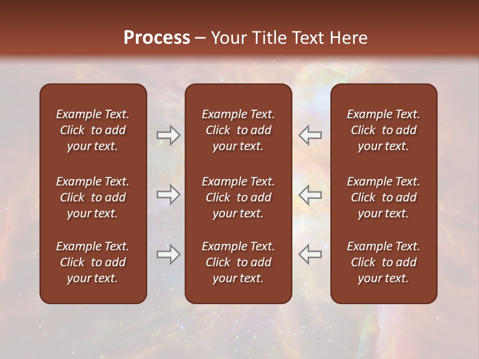 An Image Of A Large Star In The Sky PowerPoint Template