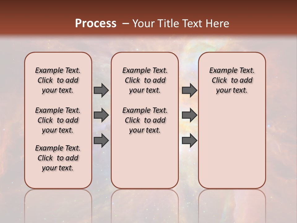 An Image Of A Large Star In The Sky PowerPoint Template