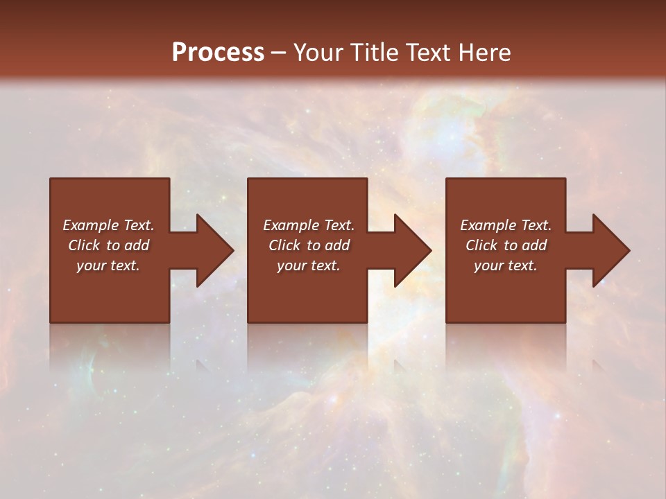 An Image Of A Large Star In The Sky PowerPoint Template