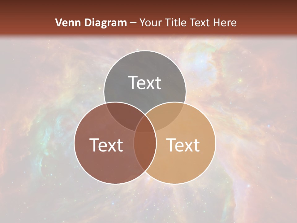 An Image Of A Large Star In The Sky PowerPoint Template