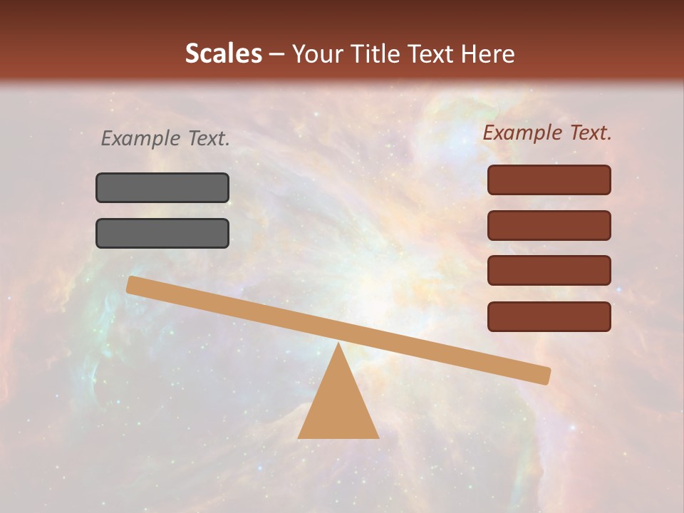 An Image Of A Large Star In The Sky PowerPoint Template