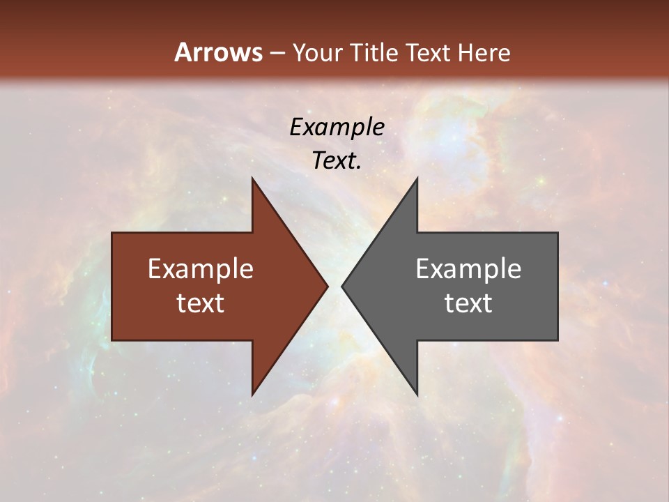 An Image Of A Large Star In The Sky PowerPoint Template