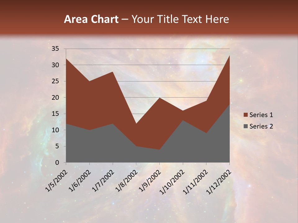 An Image Of A Large Star In The Sky PowerPoint Template