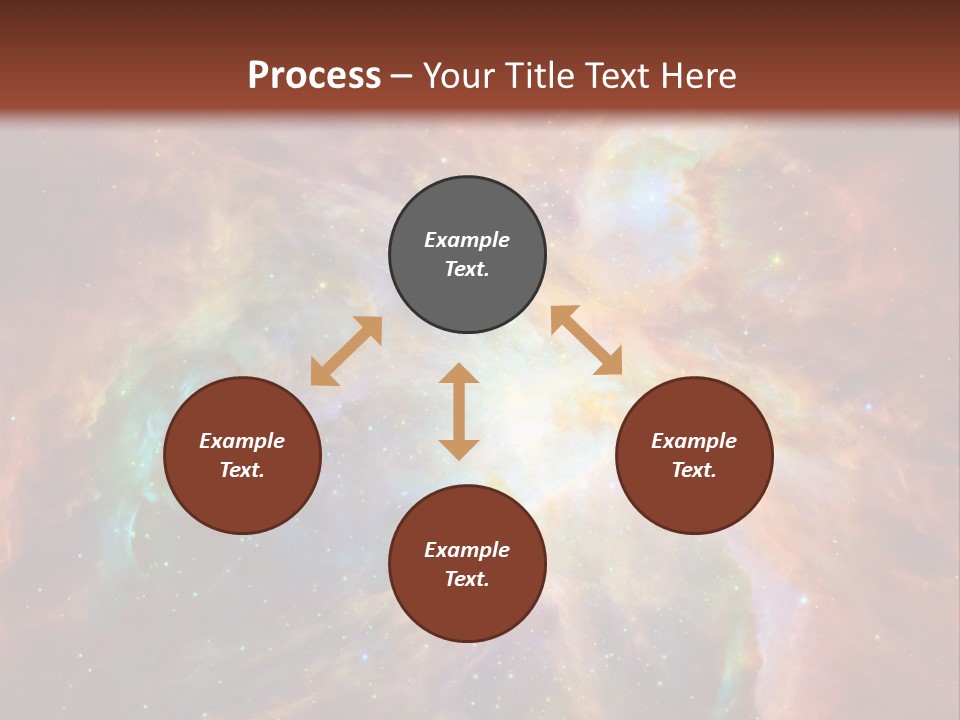 An Image Of A Large Star In The Sky PowerPoint Template