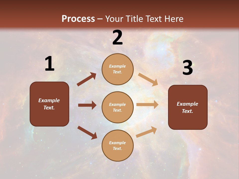 An Image Of A Large Star In The Sky PowerPoint Template