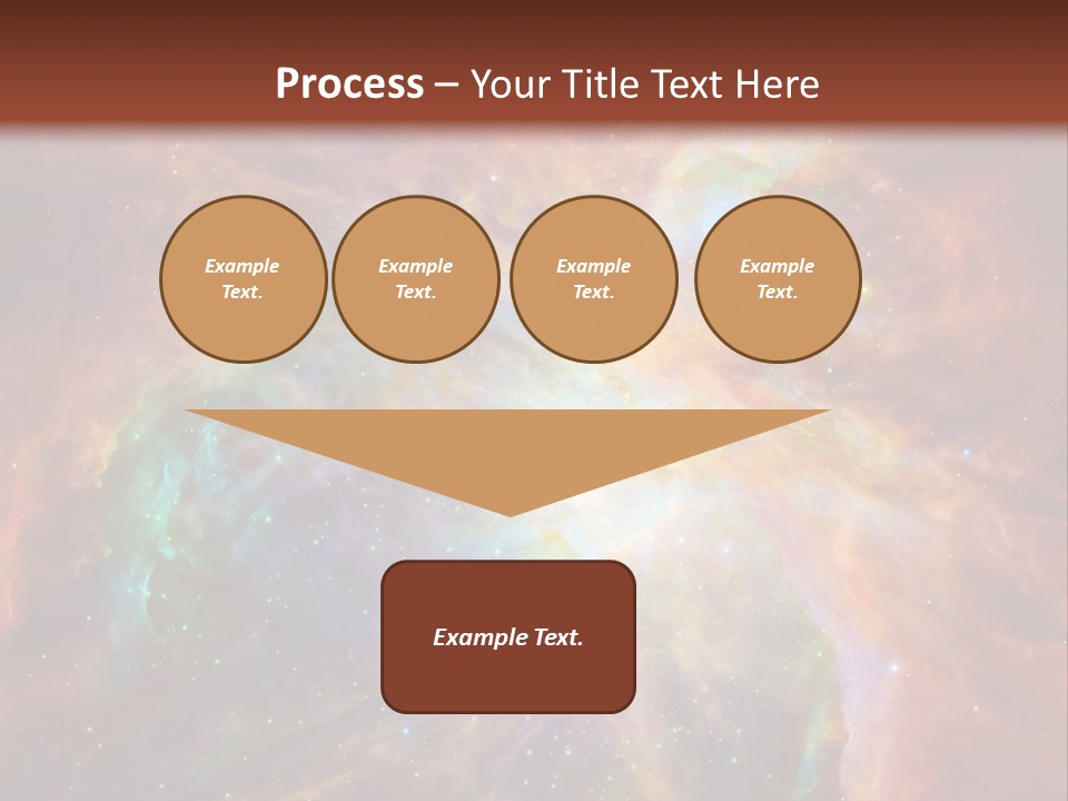 An Image Of A Large Star In The Sky PowerPoint Template