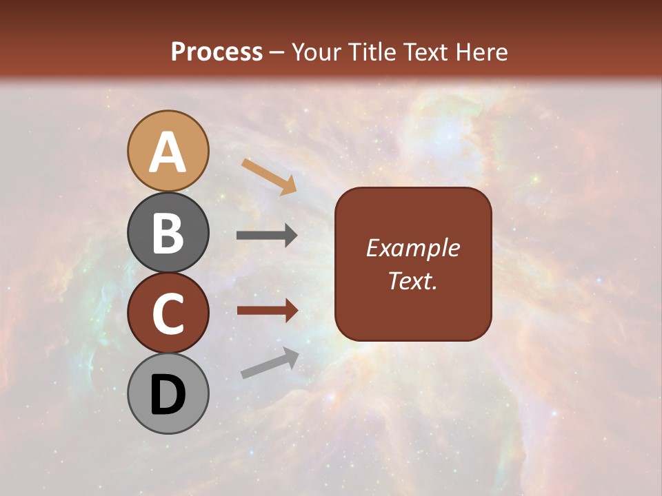 An Image Of A Large Star In The Sky PowerPoint Template
