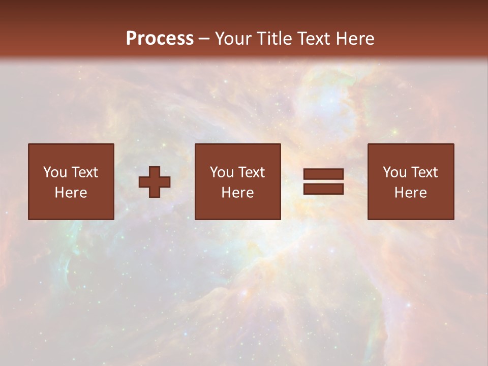 An Image Of A Large Star In The Sky PowerPoint Template