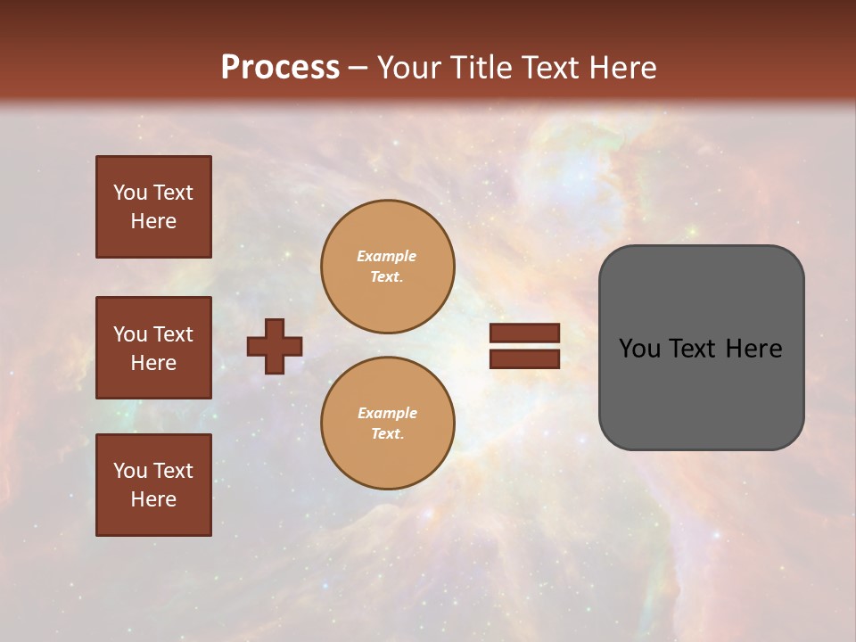 An Image Of A Large Star In The Sky PowerPoint Template
