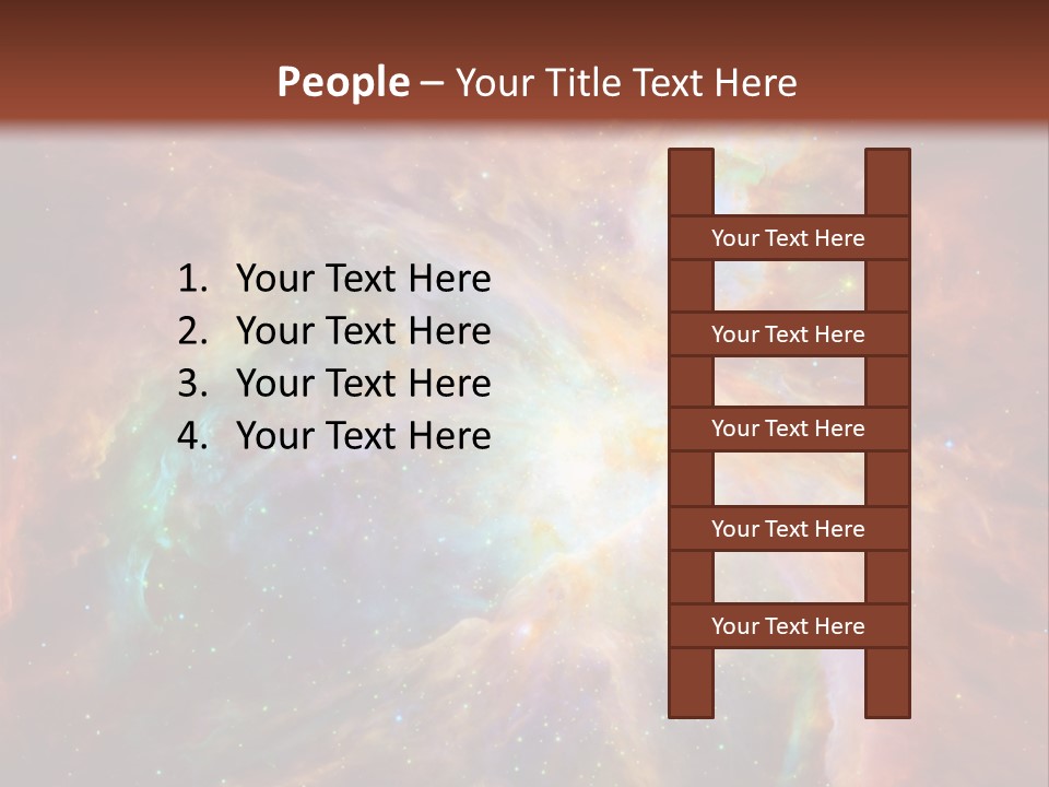 An Image Of A Large Star In The Sky PowerPoint Template