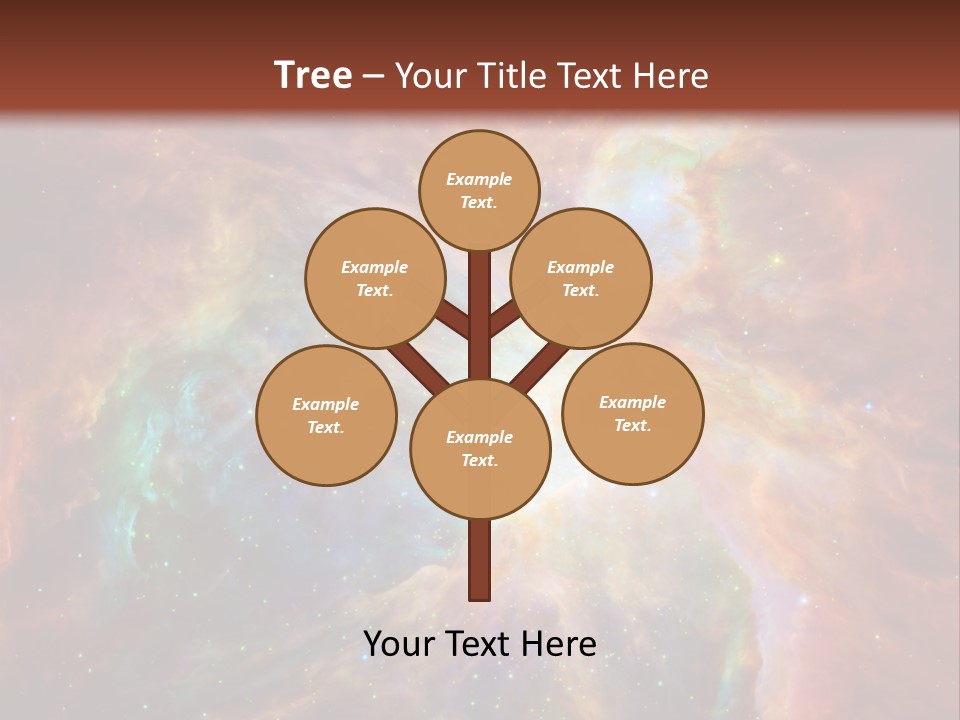 An Image Of A Large Star In The Sky PowerPoint Template