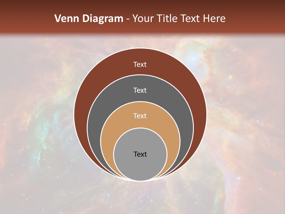 An Image Of A Large Star In The Sky PowerPoint Template