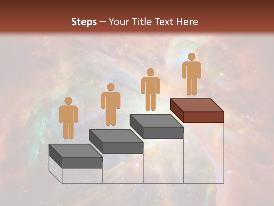 An Image Of A Large Star In The Sky PowerPoint Template