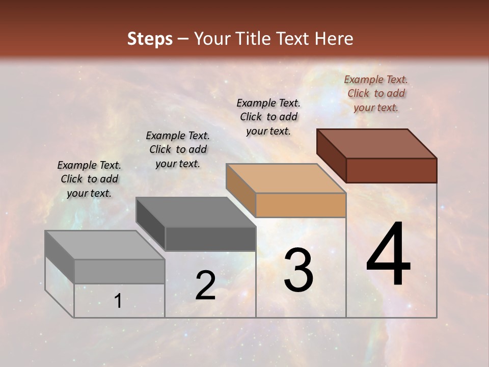 An Image Of A Large Star In The Sky PowerPoint Template