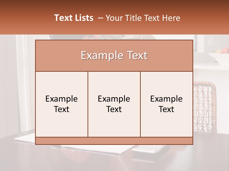 A Man Helping A Young Boy Write Something On A Piece Of Paper PowerPoint Template