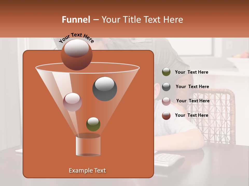 A Man Helping A Young Boy Write Something On A Piece Of Paper PowerPoint Template