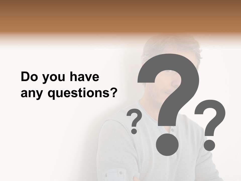 A Man In A Blue Shirt Is Posing For A Picture PowerPoint Template