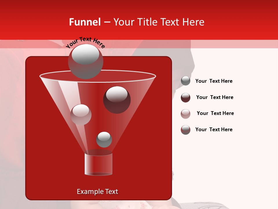 A Woman In A Red Hijab Is Playing With A Baby PowerPoint Template