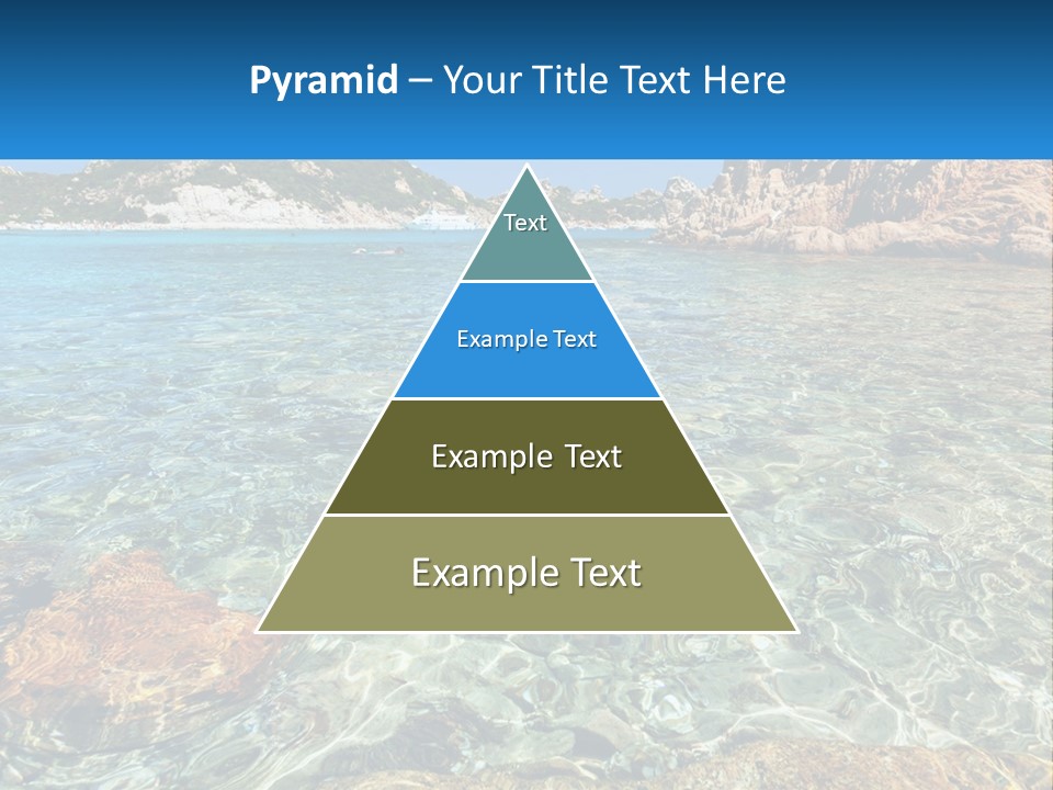 A Body Of Water With Rocks In It PowerPoint Template