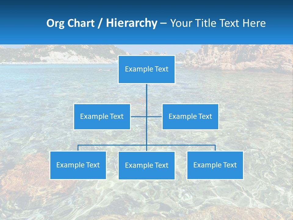 A Body Of Water With Rocks In It PowerPoint Template