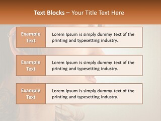 A Woman With A Piercing On Her Ear PowerPoint Template