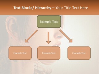 A Woman With A Piercing On Her Ear PowerPoint Template
