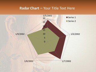 A Woman With A Piercing On Her Ear PowerPoint Template