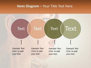 A Woman With A Piercing On Her Ear PowerPoint Template