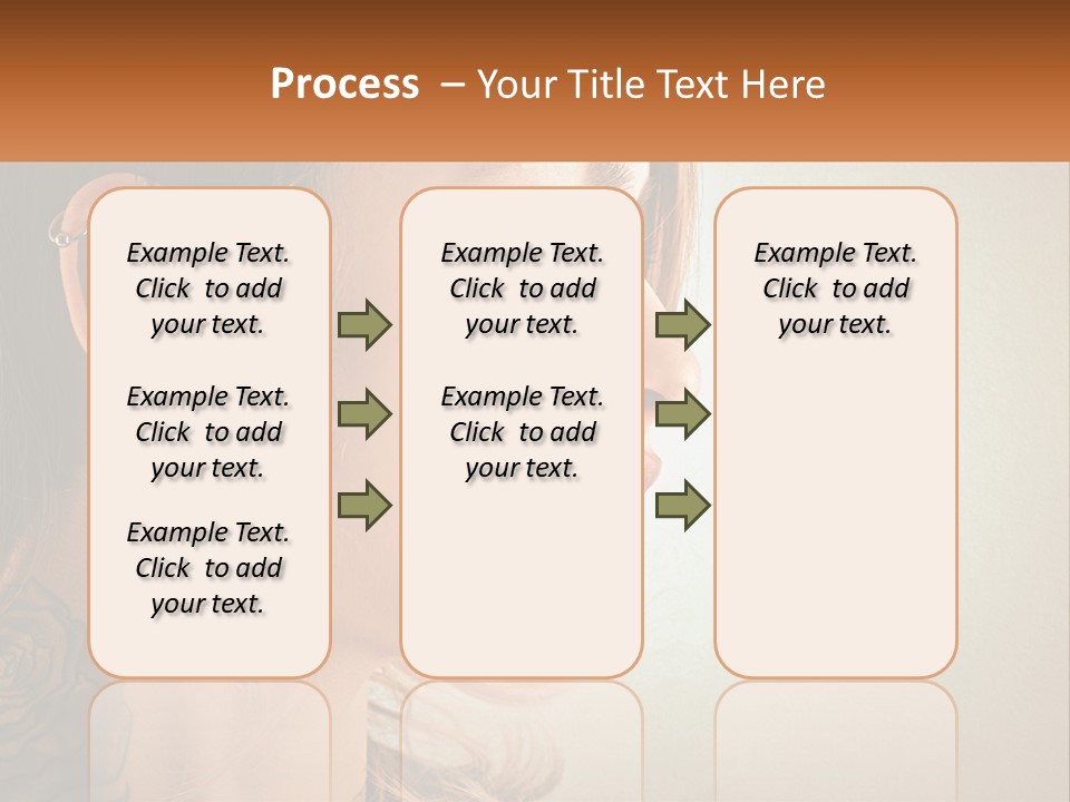 A Woman With A Piercing On Her Ear PowerPoint Template