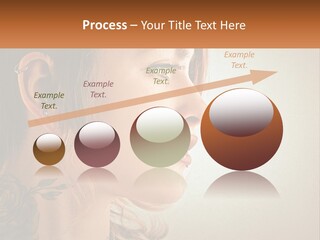 A Woman With A Piercing On Her Ear PowerPoint Template
