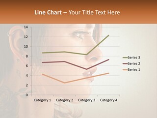 A Woman With A Piercing On Her Ear PowerPoint Template