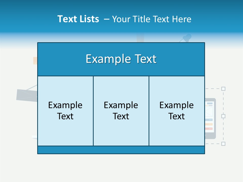 A Computer, Tablet, And Phone Are Shown In This Powerpoint Presentation PowerPoint Template