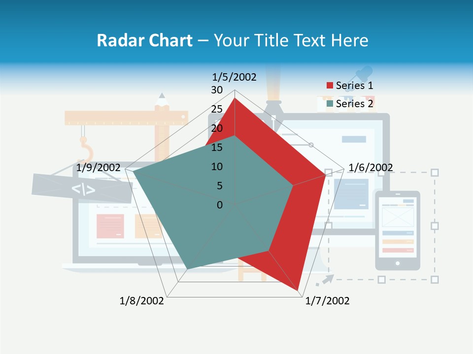 A Computer, Tablet, And Phone Are Shown In This Powerpoint Presentation PowerPoint Template