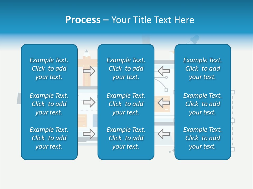 A Computer, Tablet, And Phone Are Shown In This Powerpoint Presentation PowerPoint Template