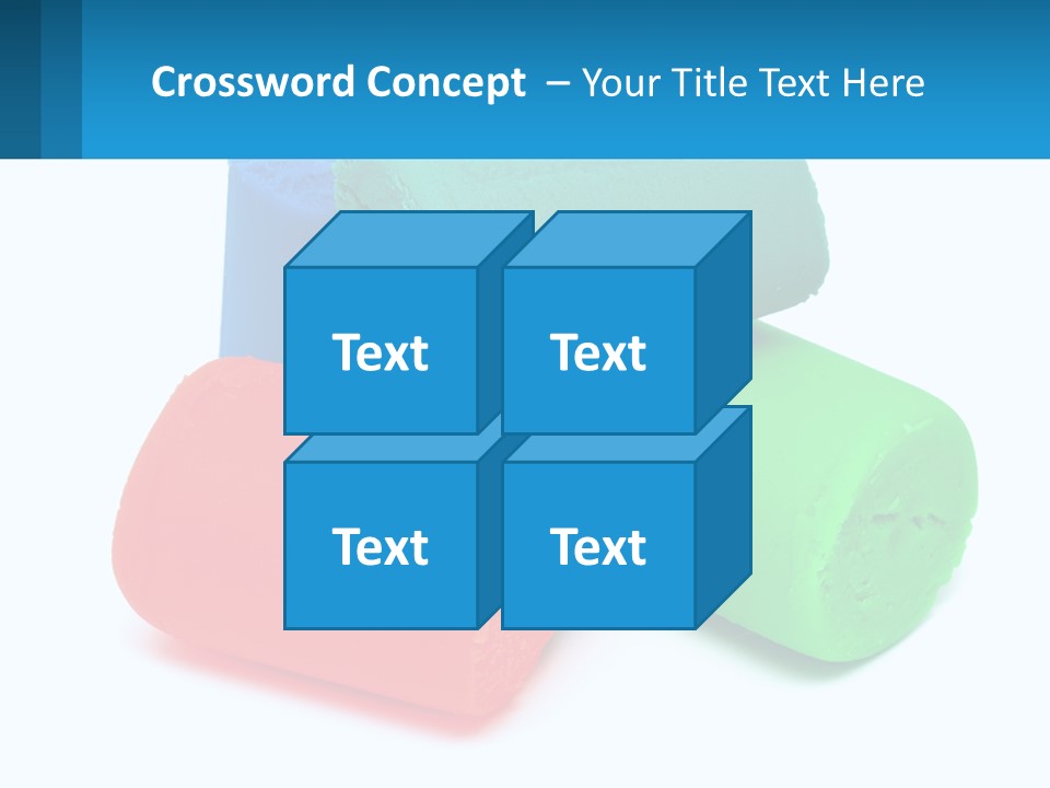 A Group Of Three Different Colored Rolls Of Paper PowerPoint Template