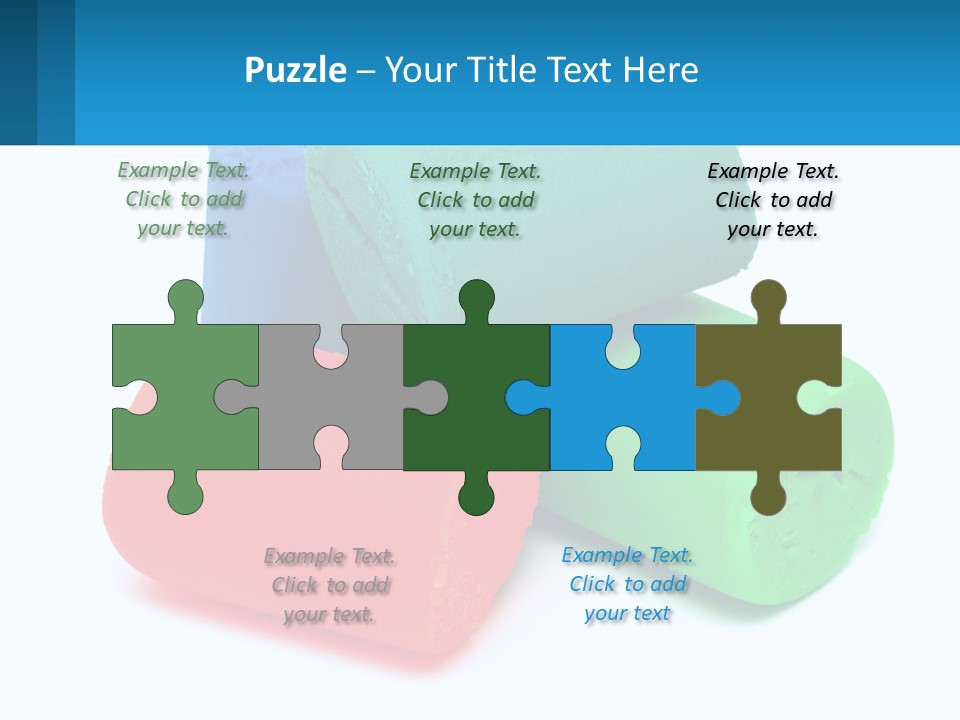 A Group Of Three Different Colored Rolls Of Paper PowerPoint Template