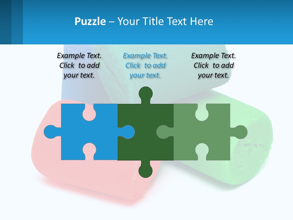 A Group Of Three Different Colored Rolls Of Paper PowerPoint Template