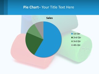 A Group Of Three Different Colored Rolls Of Paper PowerPoint Template