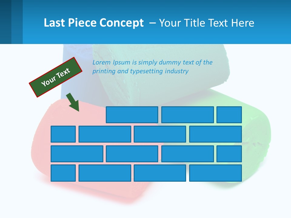 A Group Of Three Different Colored Rolls Of Paper PowerPoint Template