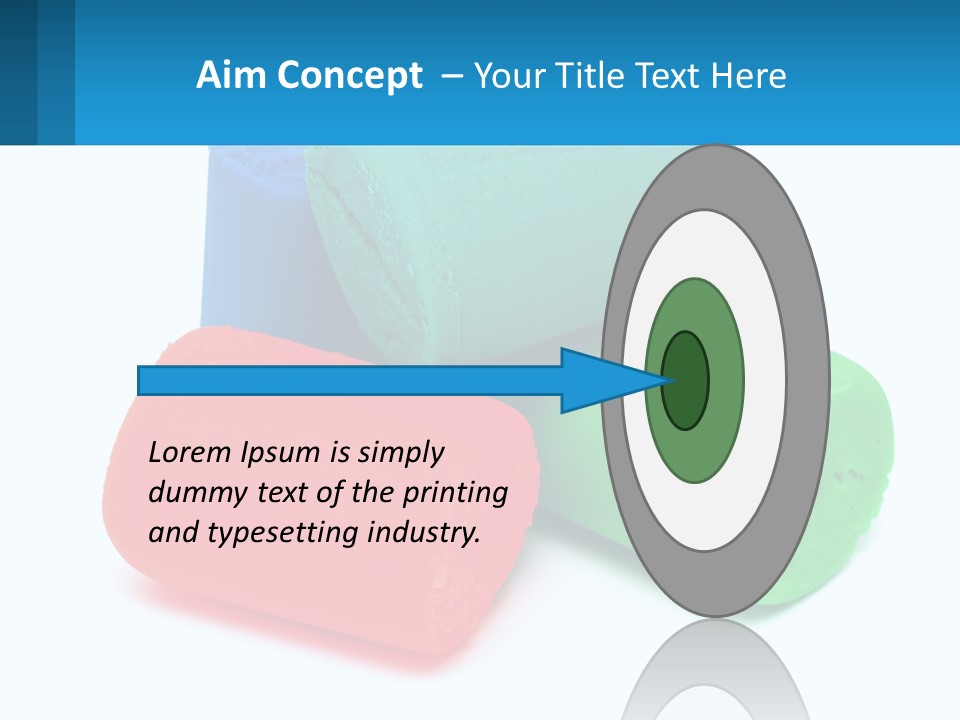 A Group Of Three Different Colored Rolls Of Paper PowerPoint Template