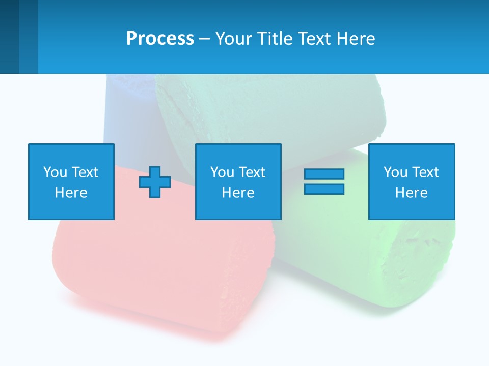 A Group Of Three Different Colored Rolls Of Paper PowerPoint Template