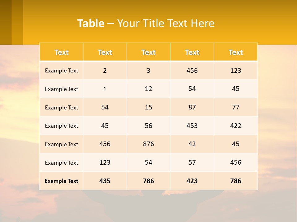 A Person With Their Arms Up In The Air PowerPoint Template