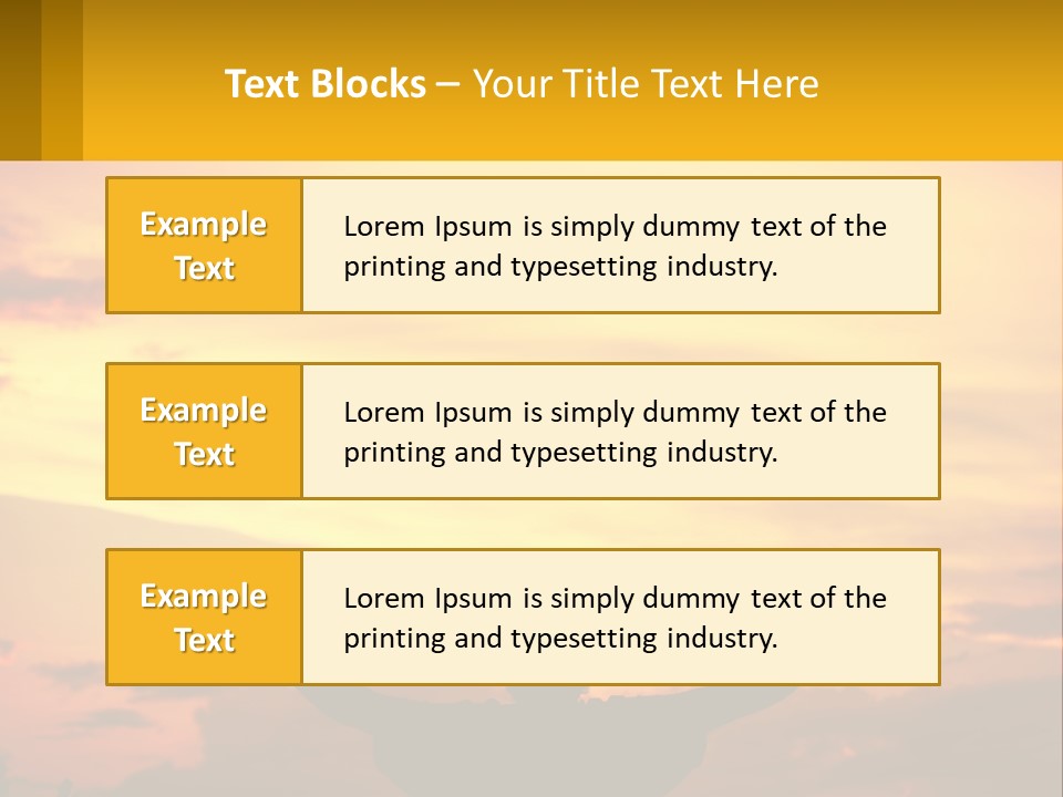 A Person With Their Arms Up In The Air PowerPoint Template