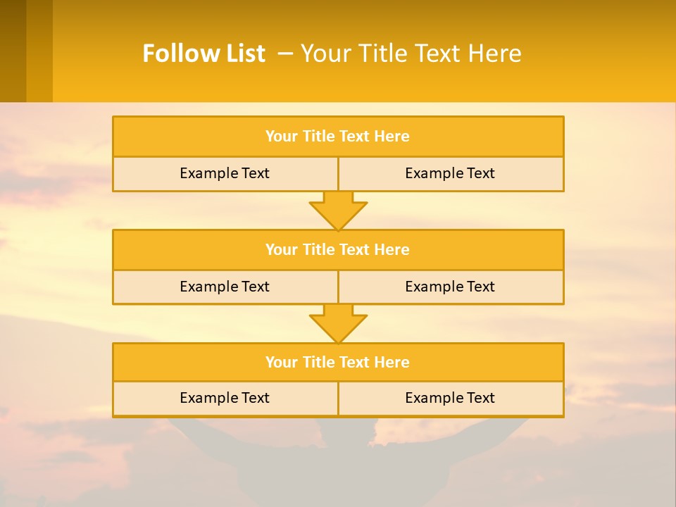 A Person With Their Arms Up In The Air PowerPoint Template